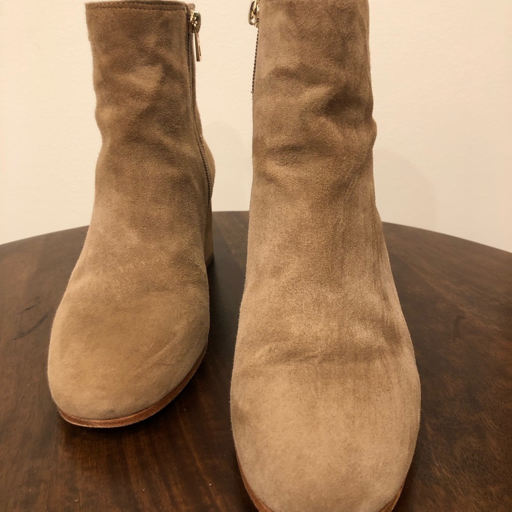 Coach Boots Suede Taupe - Picture 2 of 7